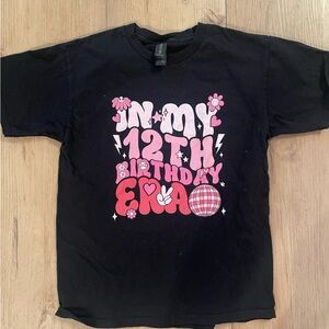 Girls 12th Birthday Shirt